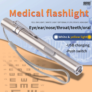 Mini Linterna Recargable USB de Alta Luminosidad, Linterna Médica Portátil para Enfermeras, Médicos, Otorrinolaringólogos y Revisión de Pupilas - Product Image 5