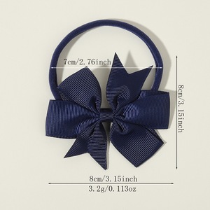 4PC Child Bow <strong>Headband</strong> for Girls Grosgrain Pink Ribbon <strong>Baby</strong> Accessory - Product Image 5