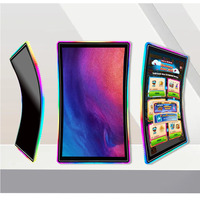 Monitor de Juegos Curvo con Pantalla LCD de 32 y 43 Pulgadas, el Más Popular, con Barra de Luz LED, Pantalla Digital con Marco Envolvente