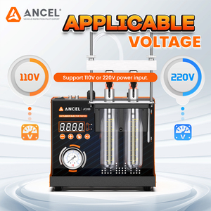 Nuovo Arrivo ANCEL JC200 Macchina per la Pulizia del Carburante a 2 Cilindri Compatibilità 110V 220V 1.2-1.5 Bar Pulitore e Tester per Iniettori Carburante - Product Image 5