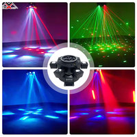 Projecteur matriciel professionnel MZX à six bras LED RGBW, 26 canaux DMX512, pour scène, DJ et éclairage de club