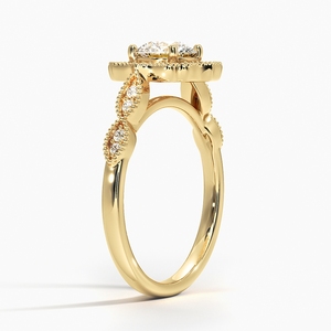 Magnifique bague de mariée en or pour femme, pierre scintillante, bijou de fiançailles, de mariage ou de fête, cadeau - Product Image 1