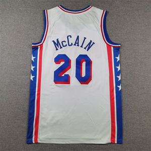 21 #   Joel Embiid 77 #   Maillots de basket-ball VJ Edgecombe <span class=keywords><strong>Allen</strong></span> <span class=keywords><strong>Iverson</strong></span> Tyrese Maxey Paul George Jared McCain cousus pour hommes S-2XL - Product Image 4