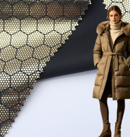 Sac d'extérieur léger et imperméable en tissu taffetas de polyester tissé avec feuille d'or de graphène, chaud pour l'hiver, antibactérien et à rétention de chaleur