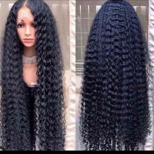 Glueless Deep Wave 13x4 Wigs 100% Raw Virgin Bone Straight Human <b>Hair</b> Wigs Brazilian 360 Full Lace Front Lace Wigs - Product Image 4