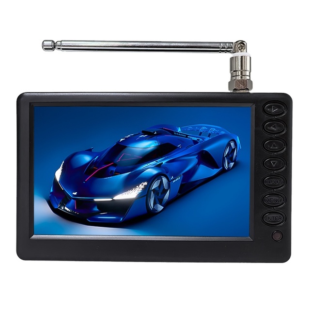 Superior 5inch Mini Digital TV Radio 1080P Audio 800x480 5" Pocket Television with Built-in 1500MAh Battery