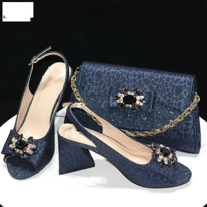 Escarpins à Talons Hauts Assortis Italiens Tendance, Nouveau Design, Prix de Gros, Ensemble Chaussures et Sacs de <span class=keywords><strong>Luxe</strong></span> pour Femmes, Idéal Fêtes - Product Image 6