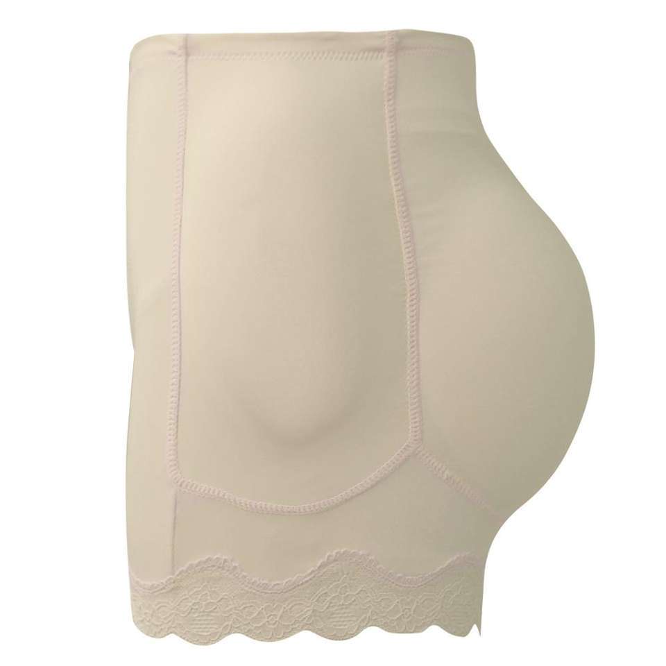 High-Waist Lace Brief (A199): back view showing seat coverage and shaping construction