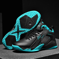 Nouveauté Mode Chaussures de Basketball Antidérapantes 6 en 1, Qualité Supérieure, Cuir Véritable, Chaussures de Basketball pour Hommes