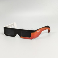 Lunettes pour éclipse solaire, lot de 10 - Lunettes avec filtre solaire, technologie de filtration sécurisée pour le soleil, boîte de présentation, emballage de 50 pièces