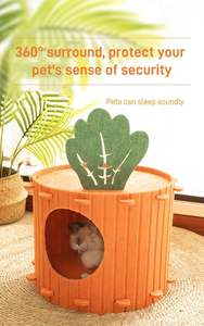 New Arrival Modern Eco-Friendly Scratch-resistant Portable Sustainable Acoustic Polyester Felt Cat House Custom Color Print Logo - Product Image 5