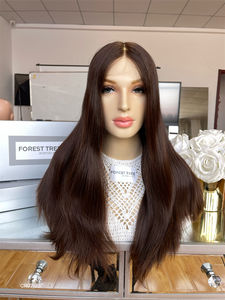 SHY High Quality European <b>Human</b> <b>Hair</b> 100% Brazilian Remy Virgin <b>Hair</b> HD Lace Top <b>Wig</b> No Tangle No Shedding - Product Image 4