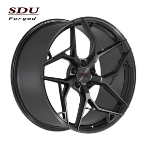 High Performance Concave Forged Alloy Wheels 18/19/20/21/22x8.5 9.5 For Germany Cars Model3 Light Forged Wheels Rims Brush Dark