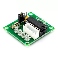 Placa controladora de motor paso a paso de 5 cables y 4 fases, placa de prueba ULN2003, accionamiento de polo positivo-negativo de 5 V