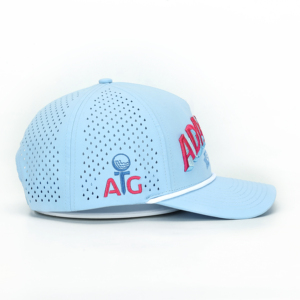 Gorra de Béisbol Personalizada de 5 Paneles con Corte Láser, 100% Poliéster, Terciopelo, Impermeable, Estilo Deportivo Urbano, Logotipo Bordado, Visera Curva Alta - Product Image 4