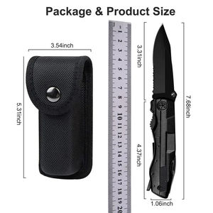 Alicates Plegables Multifuncionales al por Mayor, Cuchillo EDC, Destornillador, Herramienta Multiusos Portátil para Exteriores, Supervivencia en Emergencias y Camping - Product Image 6