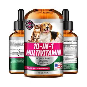 Multivitaminas OEM 10 en 1 para mascotas con vitamina A y glucosamina gotas suplementos vitamínicos para perros - Product Image 5