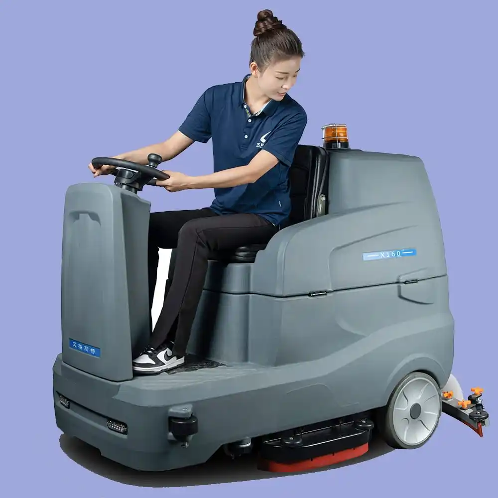 Mesin cuci lantai, Mesin cuci lantai merek Rider kualitas bagus IEC untuk penggunaan Gym gudang industri
