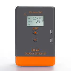 20a 30a 40a contrôleur solaire MPPT photovoltaïque 12v2v système de contrôle de charge solaire adaptatif 100V INPUT