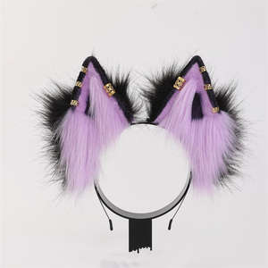 Lobo oreja aro Halloween vampiro demonio tocado accesorios para el cabello Cosplay Prop - Product Image 4