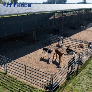 Panneau pour bétail à haute résistance : <span class=keywords><strong>grille</strong></span> et bords renforcés résistent à la flexion, aux coups de pied et à la pression des animaux lourds - Product Image 3