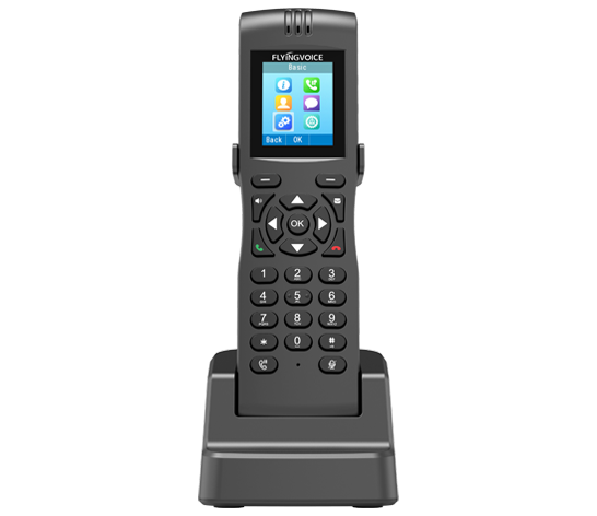 Flyingvoice SIP FIP1X Series FIP16Plus Portable Dual-Band WIFI IP Phone with Belt Clip