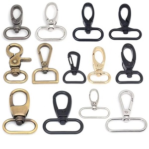 Accesorios Correa hebillas cierre de langosta de acero inoxidable de metal cordón <span class=keywords><strong>d</strong></span> giratorio gancho para bolso - Product Image 1