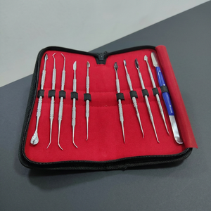 Kit d'outils de sculpture manuels en acier pour laboratoire, céramique, argile, et instruments de sculpture dentaire/chirurgicaux pour dentistes - Product Image 3