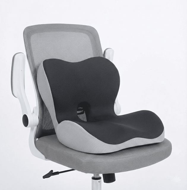 Lumbar Support Pillow Ergonomic Back Cushion Office Home Chair Waist Comfort Soft Foam Pressure Relief Sitting Aid
