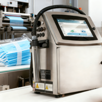 Máquina Codificadora de Fechas de Caducidad DOCOD V2000 de Alta Precisión con Matriz de Puntos, Impresora de Inyección de Tinta CIJ Directa de Fábrica para Tuberías y Cables