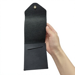 Vintage Genuine Leather <b>Wallet</b> <b>for</b> Men Slim Bifold <b>Card</b> Case with Coin Compartment Custom Brand Logo - Product Image 3