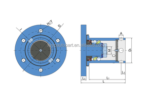 Cojinete de cubo Agri 34634700 34634600 para <span class=keywords><strong>HORSCH</strong></span>, <span class=keywords><strong>sembradora</strong></span> de maquinaria agrícola, cultivadores, grada de disco, 1/6T-D95-RH/LH, - Product Image 4