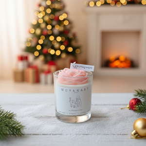 Bougie parfumée sans fumée pour la Saint-Valentin, bonne chance, roses roses, aromathérapie, pour mariage, décoration de célébration - Product Image 5