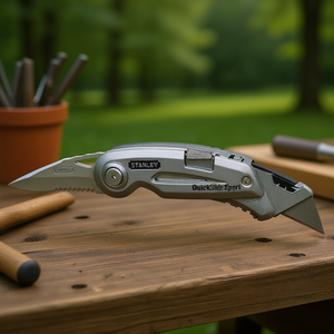 Navaja multiherramienta deportiva Stanley QuickSlide con cuchilla y cortador utilitario para uso en exteriores y bricolaje - Product Image 2