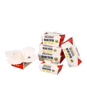 <span class=keywords><strong>Plateau</strong></span> de restauration écologique imprimé personnalisé, <span class=keywords><strong>plateau</strong></span> de déjeuner en papier kraft, carton <span class=keywords><strong>à</strong></span> <span class=keywords><strong>emporter</strong></span>, nourriture salade, boîte d'emballage - Product Image 3
