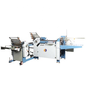 Pharma tờ rơi Hướng dẫn sử dụng thư tập sách trifold A4 tự động gấp giấy giá máy với chéo gấp - Product Image 2