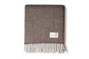 100% lana de lujo personalizado cálido <span class=keywords><strong>Alpaca</strong></span> tejido grueso Lap Plaid Manta con flecos portátil tamaño doble ropa de cama para sofá - Product Image 2