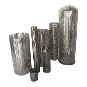 15 18 20 mm Stainless Steel Round Filter Mesh Screen Perforated Tube/Pipe