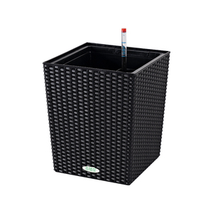 Múltiples tamaños disponibles, macetas rectangulares de ratán con riego automático para decoración de hogar y jardín - Product Image 1