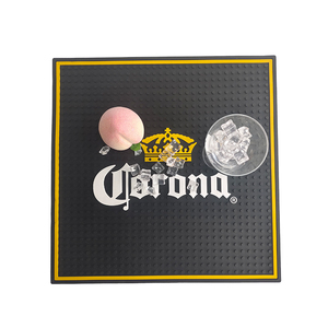 Custom Printed Silicone PVC Bar Runner Rubber Pub Mat <b>Beer</b> Spill Pad Rail Mat Drip Tray Non Slip Service Mat <b>Table</b> Coaster Place - Product Image 3