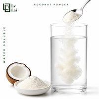 Hoogwaardig kokospoeder is 100% wateroplosbaar en geschikt voor gebruik in snoepproducten, desserts en voedselverwerking.