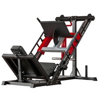 Presse à jambes et squat hack en acier robuste à prix abordable avec fonctions de sécurité, usage commercial, poids maximal de l'utilisateur 150 kg