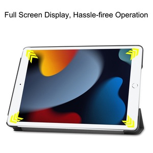 Para <span class=keywords><strong>Apple</strong></span> <span class=keywords><strong>iPad</strong></span> 10,2 "<span class=keywords><strong>9</strong></span> <span class=keywords><strong>2021</strong></span> 8th Generation 2020 Smart Stand Funda resistente Funda de cuero PU - Product Image 5