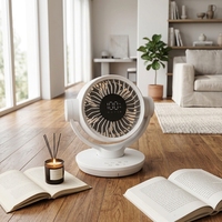 Nouveau ventilateur de circulation d'air à 360 degrés pour toute la pièce, ventilateur de bureau ultra-silencieux 36 dB avec affichage numérique, ventilateur de refroidissement domestique
