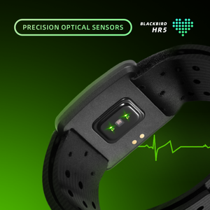 Monitor de Ritmo Cardíaco Óptico BlackBird HR5, Brazalete, BLE ANT+, IP67 Resistente al Agua, 80 Horas de Duración de la Batería, Dispositivo de Seguimiento y Cronometraje para Exteriores - Product Image 3