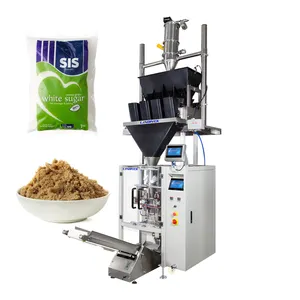 Automatic small food sugar salt pet food coffee bean pouch grain granule vertical packing machine