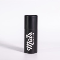 Nouveau Style noir rond parfum cylindre boîte-cadeau carton artisanat papier Tube cylindre boîte emballage pour vêtements sous-vêtements