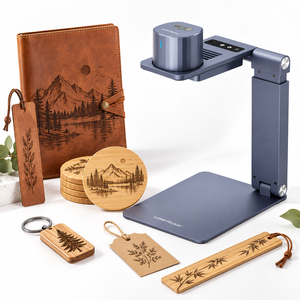 LaserPecker LP1 Plus Graveur laser portable professionnel Mini machine de gravure laser pour le bois, le cuir, les cadeaux et le bricolage - Product Image 1