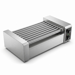 Parrilla Eléctrica Mini Comercial de Acero Inoxidable con Tres Tubos y Control Único, Modelo Black Diamond, <span class=keywords><strong>Precio</strong></span> de Fábrica, para Zonas de Comida - Product Image 1