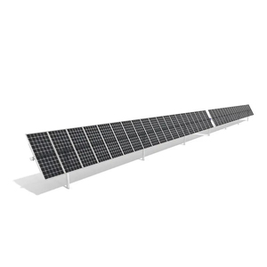 Sistem daya fotovoltaik surya <span class=keywords><strong>sensor</strong></span> pemasangan tanah sistem pelacakan surya sumbu tunggal